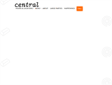 Tablet Screenshot of centralbarnyc.com